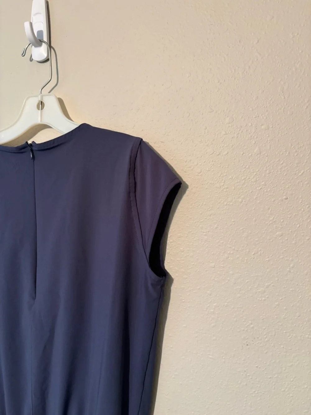 Albion Navy Drawstring Waist Midi Dress - Picture 6 of 10